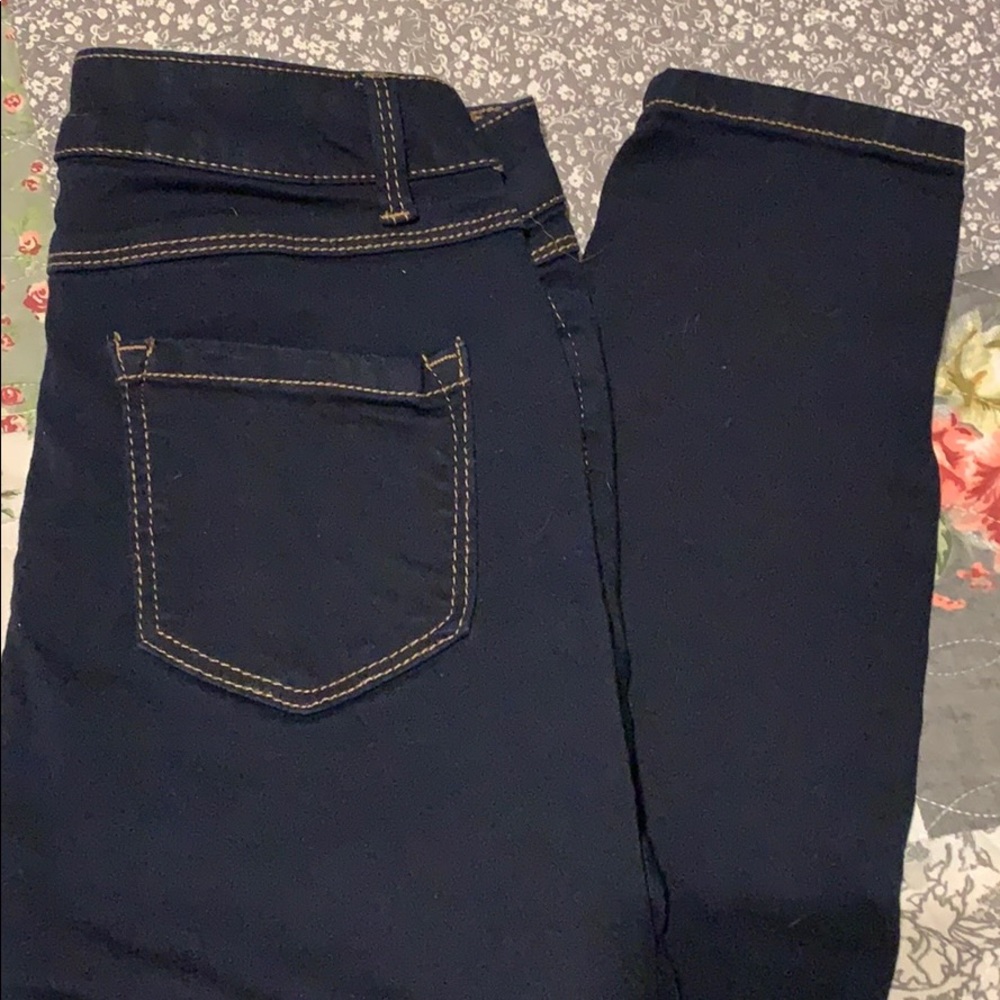 Dark blue jeggings